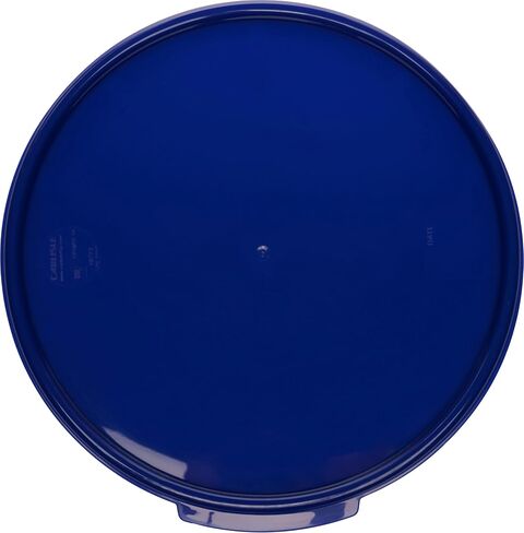 Carlisle FoodService Products Storplus Round Food Storage Container Lid with Stackable Design for Catering, Buffets, Restaurants, Polypropylene (Pp), 12 To 22 Quarts, Royal Blue, (Pack of 6) in Saudi Arabia