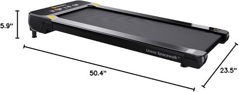 UREVO Walking Pad with Auto Incline, Max 9% 3 Stage Incline Under Desk Treadmill, 2.5HP Inclined Walking Treadmill for Home with Remote Control and LED Display in Kuwait