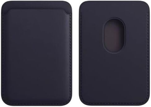 Magnetic Card Holder with Magsafe Compatible for iPhones 15 14 13 12 Pro Max Plus XR XS and Cases- Made with PU Leather, Holds 3 Card & Cash (Baby Pink) in Kuwait