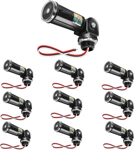 2 Pack Dusk to Dawn Photocell Sensor for Outdoor Lights, 120-277V Photoelectric Switch, UL Listed LED Light Sensor Hardwired, IP65 Waterproof Photo Cell for Most Outside Lighting Fixtures in Saudi Arabia