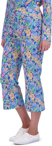 Stella Parker Women's Kick Flare Crop Capri Pants in Kuwait