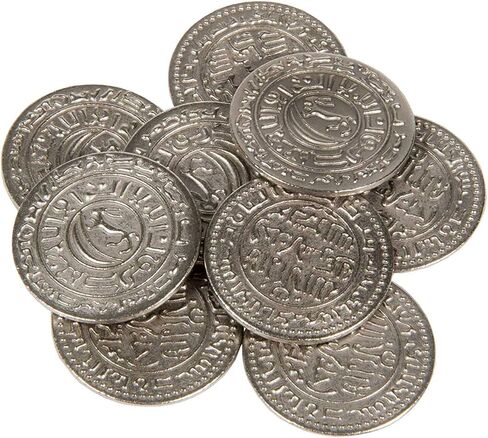Japanese Themed Game Coins - 6 Gold Replica Coins - Historical Prop and Novelty Coins in Saudi Arabia