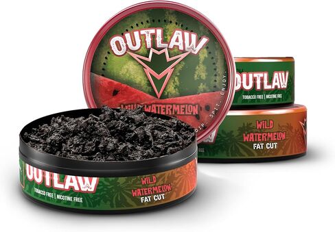 Outlaw Dark Wintergreen NiC-Safe™ Fat Cut - 3 Pack - Tobacco & Nicotine Free Chew in Saudi Arabia