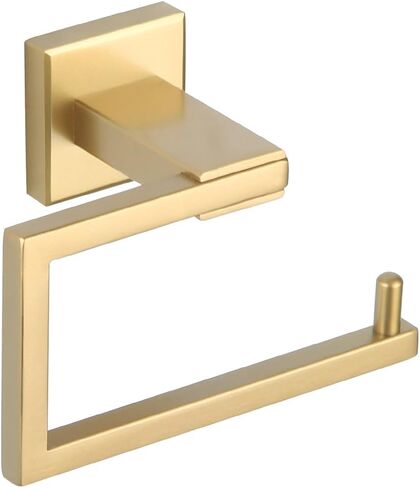 GERZ Bathroom Toilet Paper Holder SUS 304 Stainless Steel Matte Black Tissue Paper Roll Holder Wall Mount in Kuwait