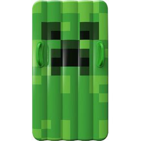 Officially Licensed Minecraft Inflatable Creeper Snow Sled for Kids - Durable/Easy to Inflate - Large 48"
