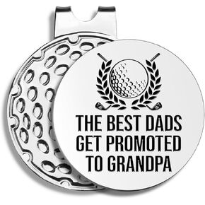 Best Dad by Par Golf Ball Markers, Men's Golf Accessories, Birthday Retirement Golf Gifts for Dad Husband Grandpa