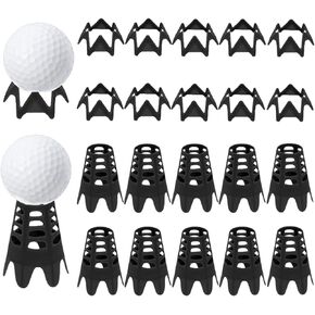 Plastic Golf Tees, 20Pcs Golf Simulator Tees for Home, Outdoor Indoor Golf Tees Simulator Practice Training, Golf Mat Tees for Winter Turf and Driving Range, Pack of 10 Tall & 10 Small