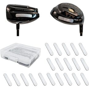 Golf Weighted Lead Tape Adhesive Lead Tape Strips Add Weight for Golf Club Tennis Racket Pickleball Paddle Adjust Weight (20pcs with Box)