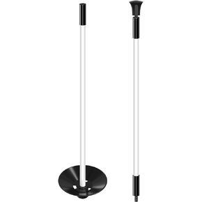 Golf Flagpole - Detachable Design - Ball Retrieval Base - Perfect for Backyard Practice Putting Green, Country Club, Driving Range - 3FT | 6FT in Height Optional