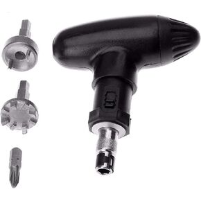 Golf Spike Wrench Shoes Ratchet Action Remover Adjustment Tool Set Durable Stainless Steel Cleats Plastic Handle Ripper Replacement Aid