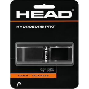 HEAD Hydrosorb Pro Tennis Racquet Replacement Grip - Tacky and Firm - Choice of Color
