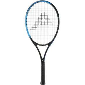 مضارب تنس AMA SPORT Pro Dude - 27 بوصة - مضرب تنس مركب من الكربون - مضرب تنس للمبتدئين والمتوسطين - مربوط مسبقًا