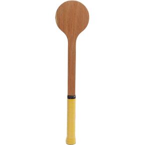 Cryfokt Wooden Tennis Spoon Sticking Practice Tennis Racket Accurately Tennis Pointer Improve Sweet Spot Trainer with Storage Bag for Sports Swing Practice Training Aid