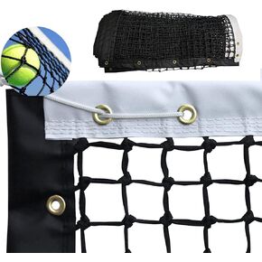 VANCL Tennis Net Outdoor Heavy Duty Professional Tennis Court Net Replacement Professional Tennis Net Nylon for Professional Tennis Courts [Includes 2 Fiberglass Dowels]