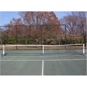 PickleNet Deluxe TAPND 22'x 34" Oval Tubing Locking Wheels Pickleball Net System