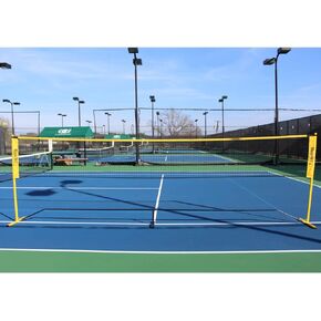 Maxi-Net - 18-Foot Portable Tennis Net | Dependable, Durable and Easy 2 Minute Set Up/Break-Down, No Tools Needed | Adjustable Height for Tennis and Badminton | Durable Zipper Carry Case Included