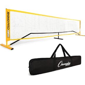Champion Sports Adjustable Sport Net: Portable Sport Game Net for Volleyball, Tennis, Pickleball, and Badminton - Multiple Widths