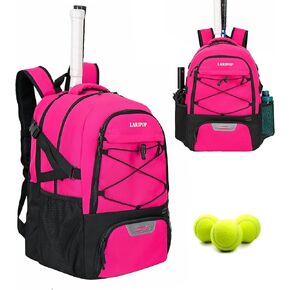 Multifunctional Sports Bag-Tennis Bag with Separate Shoe Compartment Stores Essentials with Tennis Rackets,as Basketball Bag,Soccer Bag,Cricket Bag,Pickleball Bag-Suitable for Men and Women
