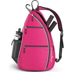 Athletico Sling Bag - Crossbody Backpack for Pickleball, Tennis, Racketball, and Travel for Men and Women