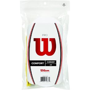 Wilson Pro Overgrip Comfort 30 Pack - White in Saudi Arabia