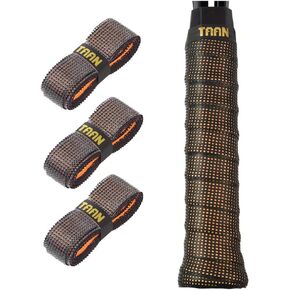 Tennis Racket Grip in The TAAN Series-Classic -Perforated Super Absorbent-Ultra Cushion Replacement Tennis Overgrip for Badminton,Squash, Baseball, Table Tennis,Bike and More