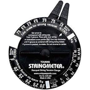 Tourna String Meter String Tension Tester Black ,One Size