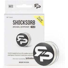 RTP Tennis Racket Vibration Dampener - ShockSorb Original or Ultrasoft V3 The Only Dampener Made for Pain Relief - Handcrafted with Patented Material Sorbothane Made in USA - 1 Pack Limited Warranty