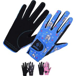 Jayefo KIDS EQUESTRIAN HORSE RIDING GLOVES KIDS YOUTH Children HORSEBACK GARDENING BIKE OUTDOOR SOCCER GIRLS RIDING SPORTS