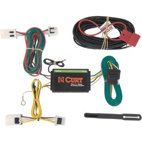 Curt Manufacturing 56148 Vehicle-Side Custom 4-Pin Trailer Wiring Harness,Fits Select Nissan NV1500,NV2500,NV3500 ,Black