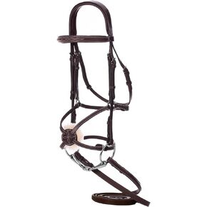 Equinavia Valkyrie Fancy Stitched Padded Figure 8 Bridle with Reins