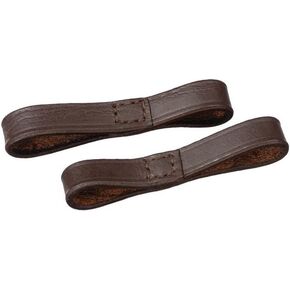 EquiRoyal Leather Bit Loops - Brown
