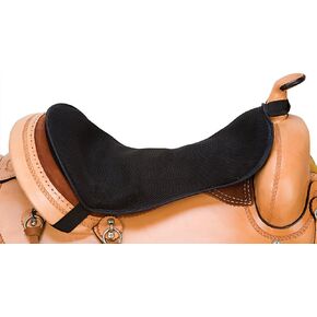 Weaver Leather Western Gel Seat Pad , Black , 15", 16" and 17" seats