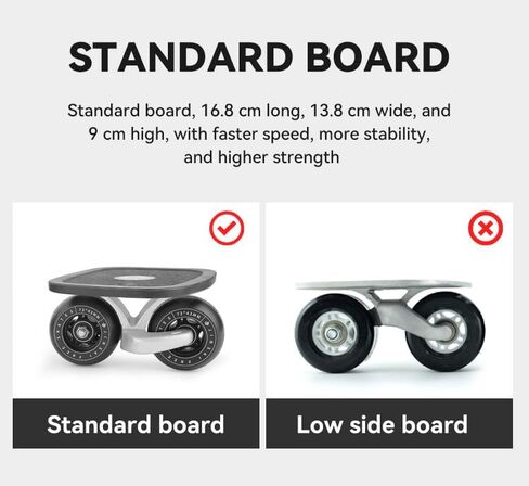 FreeSkates OG Portable Roller Road Drift Skates Plate, Drift Board OG with Integrated Steel Reinforcement, Board Split Skateboard with PU Wheels High-end Bearings in Saudi Arabia
