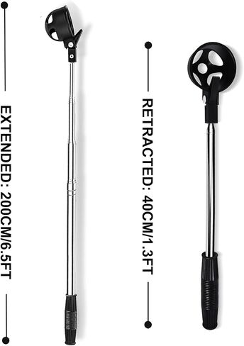 Golf Ball Retriever,Golf Ball Tool for Water Telescopic,6.5 Ft Stainless Extendable Picker Upper,Accessories for Men in Saudi Arabia