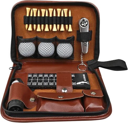 حافظة قفازات الجولف من Topfly، حامل قفازات الجولف، حافظة للعلبة، ملحقات الجولف، منظم حافظة صلبة للهاتف، المحملات، أدوات Divot وعلامات الكرة، هدية للأب الزوج... in Kuwait