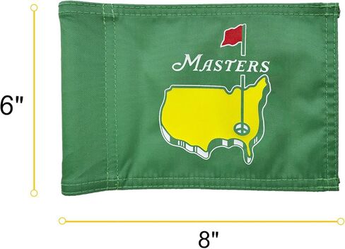 COGOLFING Themed Golf Flag Mini، 8x6 بوصة، شاشة حريرية مزدوجة الجوانب، نايلون 420D مقاوم للبهتان، مثالي لممارسة ممارسة اللعب في الفناء الخلفي باللون الأخضر in Saudi Arabia