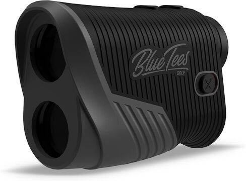 Blue Tees Golf - السلسلة 2 Pro Plus + محدد المدى بالليزر مع مفتاح منحدر - نطاق 800 ياردة، قياس المنحدر، قفل العلم مع اهتزاز النبض، تكبير 6X in Saudi Arabia