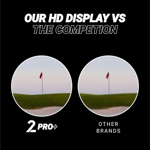 Blue Tees Golf - السلسلة 2 Pro Plus + محدد المدى بالليزر مع مفتاح منحدر - نطاق 800 ياردة، قياس المنحدر، قفل العلم مع اهتزاز النبض، تكبير 6X in Saudi Arabia