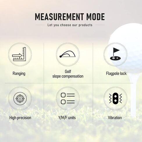 G4Pro Golf Rangefinder مع منحدر، مفتاح منحدر لبطولة الجولف القانونية، نطاق مسافة أقصى 650 ياردة، دقة 0.5 ياردة، تكبير 6X، قفل سارية العلم مع اهتزاز النبض... in Kuwait