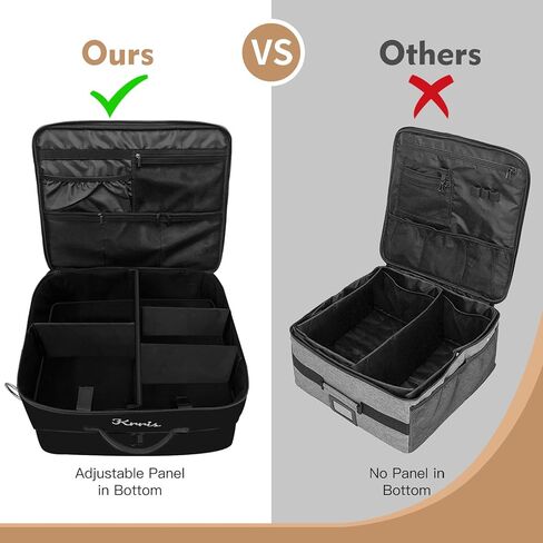 منظم صندوق الجولف، منظم جولف السيارة بطبقتين مع حجرة تهوية لزوجين من الأحذية، تخزين متين لصندوق الجولف للكرات والقمصان والملابس والقفازات والإكسسوارات وهدايا الجولف للرجال in Kuwait