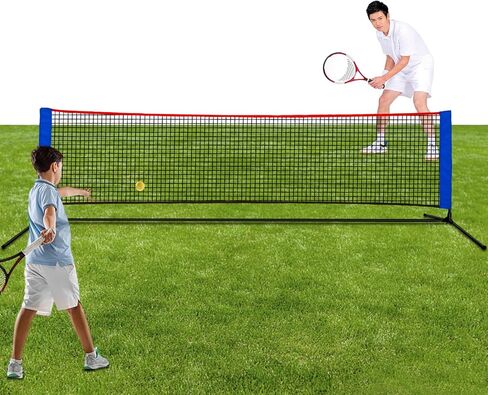 Tennis Net, Portable Tennis Net for Driveway, Mini Tennis Net for Kids, Collapsible Tennis Net for Backyard, 35"-63" Height Adjustable Tennis Net | Badminton Net for Backyard, Multipurpose Net in Kuwait