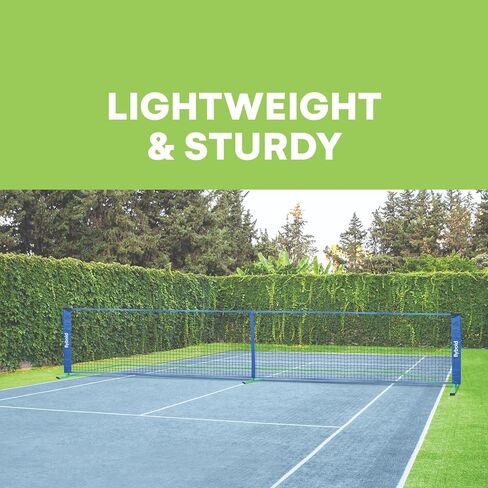 flybold Pickleball Net |Portable Set with/without 4 Paddles| Net Regulation Size Equipment Lightweight Sturdy Interlocking Metal Posts with Carrying Bag for Indoor Outdoor Game| Full Court Size - 22ft in Saudi Arabia