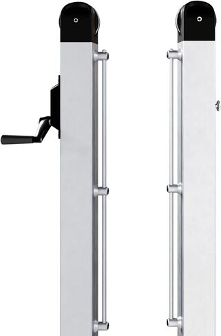Dominator In Ground Pickleball System - Includes Two Heavy Duty Square Pickleball Posts with Net and Sleeves - Aluminum, Rust Free, and Follows USAPA Standards in Saudi Arabia