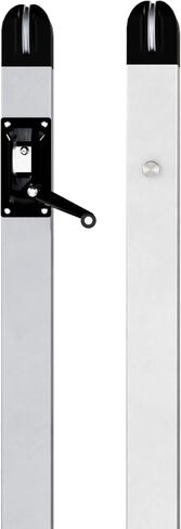 Dominator In Ground Pickleball System - Includes Two Heavy Duty Square Pickleball Posts with Net and Sleeves - Aluminum, Rust Free, and Follows USAPA Standards in Saudi Arabia