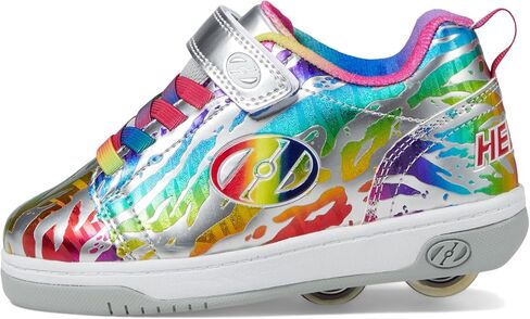 HEELYS Girl's Dual Up (Little Kid/Big Kid/Adult) Silver Multi 13 Little Kid M in Saudi Arabia