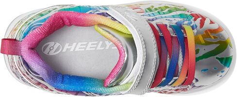 HEELYS Girl's Dual Up (Little Kid/Big Kid/Adult) Silver Multi 13 Little Kid M in Saudi Arabia