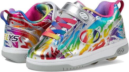 HEELYS Girl's Dual Up (Little Kid/Big Kid/Adult) Silver Multi 13 Little Kid M in Saudi Arabia