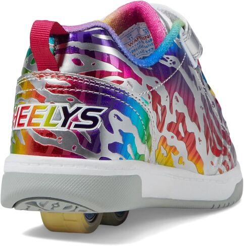HEELYS Girl's Dual Up (Little Kid/Big Kid/Adult) Silver Multi 13 Little Kid M in Saudi Arabia