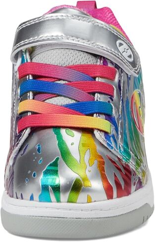 HEELYS Girl's Dual Up (Little Kid/Big Kid/Adult) Silver Multi 13 Little Kid M in Saudi Arabia