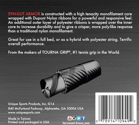 خيط التنس الاصطناعي من تورنا باللون الأسود - 16 جم in Kuwait